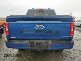 2022 Ford F-150 XL with VIN 1FTFW1E57NKD84700, listed as a Copart auction lot 84911824 with 30,300 mi miles and Salvage Title. Bid and sale history available at carsss.com. Image 6.