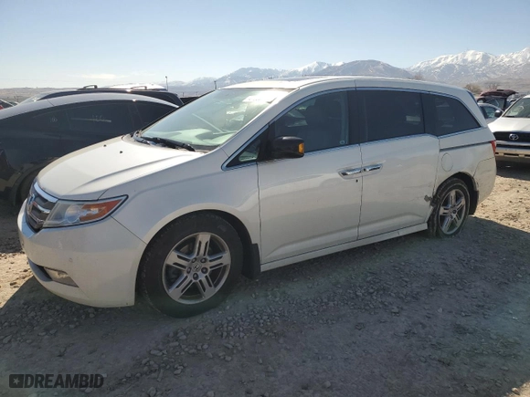 2013 Honda Odyssey Touring with VIN 5FNRL5H94DB068923, listed as a Copart auction lot 47269455 with 129,288 mi miles and Salvage Title. Bid and sale history available at carsss.com. Image 1.
