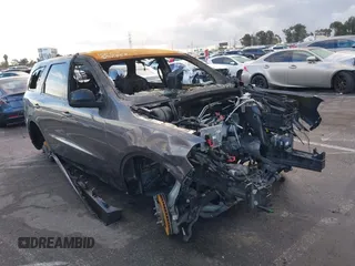 2018 Dodge Durango GT with VIN 1C4RDJDG1JC219395, listed as a IAAI auction lot 38374380 with Not provided miles and . Bid and sale history available at DreamBid. Image 1.