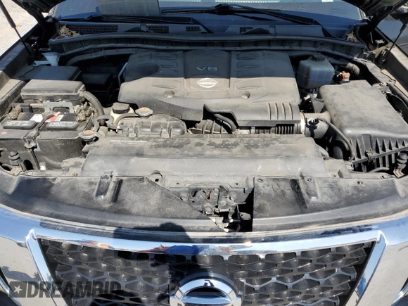 2017 Nissan Armada Platinum with VIN JN8AY2NE3H9706565, listed as a Copart auction lot 52124855 with 126,592 mi miles and Clean Title. Bid and sale history available at carsss.com. Image 12.