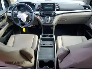 2022 Honda Odyssey EX-L with VIN 5FNRL6H72NB021962, listed as a Copart auction lot 47251375 with 47,627 mi miles and Salvage Title. Bid and sale history available at DreamBid. Image 8.