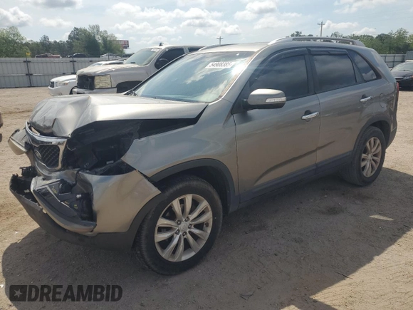 2011 Kia Sorento LX with VIN 5XYKT4A27BG048986, listed as a Copart auction lot 54908385 with 158,698 mi miles and Salvage Title. Bid and sale history available at DreamBid. Image 1.