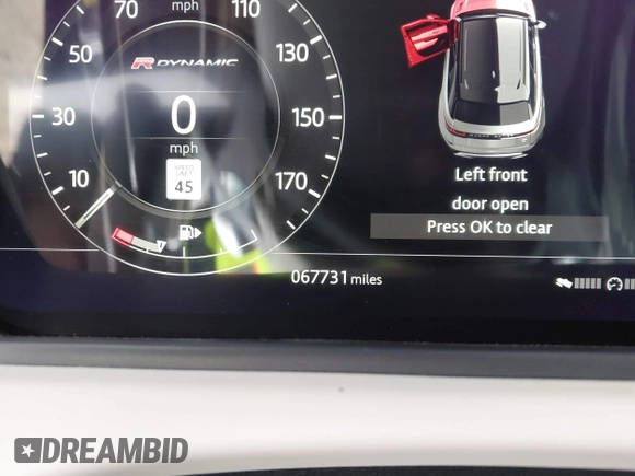 2018 Land Rover Range Rover Velar R-Dynamic HSE with VIN SALYM2RV5JA703390, listed as a IAAI auction lot 41220608 with 67,731 mi miles and . Bid and sale history available at DreamBid. Image 15.