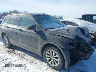 2018 Volkswagen Tiguan S with VIN 3VV0B7AX7JM206494, listed as a IAAI auction lot 41250347 with 105,795 mi miles and . Bid and sale history available at DreamBid. Image 1.