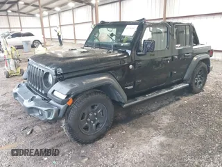 2021 Jeep Wrangler Unlimited Willys with VIN 1C4HJXDN2MW725181, listed as a IAAI auction lot 41731361 with 53,505 mi miles and . Bid and sale history available at DreamBid. Image 2.