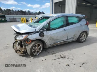 2017 Chevrolet Bolt EV LT with VIN 1G1FW6S03H4160797, listed as a Copart auction lot 50866775 with 0 mi miles and Salvage Title. Bid and sale history available at carsss.com. Image 1.