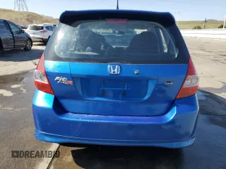 2007 Honda Fit Sport with VIN JHMGD38607S004236, listed as a Copart auction lot 52781415 with 313,559 mi miles and Salvage Title. Bid and sale history available at carsss.com. Image 6.