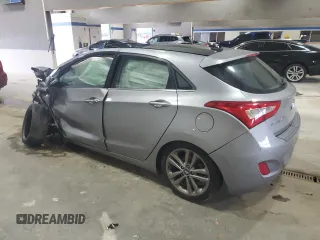 2016 Hyundai Elantra GT with VIN KMHD35LH8GU258367, listed as a Copart auction lot 52259725 with 0 mi miles and Salvage Title. Bid and sale history available at carsss.com. Image 2.