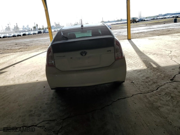 2012 Toyota Prius One with VIN JTDKN3DU7C5392944, listed as a Copart auction lot 52044985 with 215,833 mi miles and Clean Title. Bid and sale history available at carsss.com. Image 6.