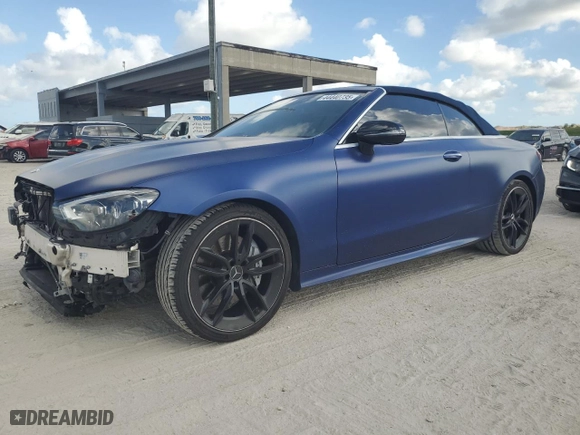 2021 Mercedes-Benz E-Class AMG E 53 with VIN W1K1K6BB0MF164664, listed as a Copart auction lot 44440735 with 43,977 mi miles and Salvage Title. Bid and sale history available at carsss.com. Image 1.