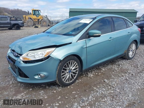 2012 Ford Focus SEL with VIN 1FAHP3H29CL248780, listed as a IAAI auction lot 41961348 with 120,719 mi miles. Bid and sale history available at carsss.com. Image 2.