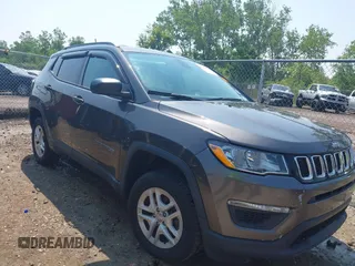 2018 Jeep Compass Sport with VIN 3C4NJDAB7JT235218, listed as a IAAI auction lot 42473771 with 106,302 mi miles and . Bid and sale history available at DreamBid. Image 1.