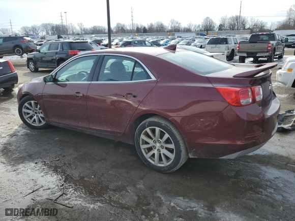 2015 Chevrolet Malibu LT with VIN 1G11D5SLXFF127365, listed as a Copart auction lot 46236235 with 165,236 mi miles and Salvage Title. Bid and sale history available at carsss.com. Image 2.
