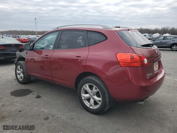2009 Nissan Rogue S with VIN JN8AS58V09W171079, listed as a Copart auction lot 47114885 with 173,651 mi miles and Salvage Title. Bid and sale history available at carsss.com. Image 2.
