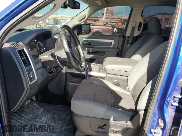 2018 Ram 1500 Big Horn with VIN 1C6RR7LG0JS258000, listed as a Copart auction lot 43453985 with 127,223 mi miles and Salvage Title. Bid and sale history available at carsss.com. Image 7.