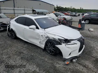 2015 Lexus IS 350 with VIN JTHBE1D2XF5022593, listed as a Copart auction lot 56003135 with 123,606 mi miles and Salvage title. Bid and sale history available at DreamBid. Image 4.