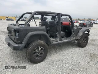 2022 Jeep Wrangler Unlimited Rubicon with VIN 1C4HJXFG6NW125232, listed as a Copart auction lot 55018594 with Not provided miles and Salvage title. Bid and sale history available at DreamBid. Image 3.