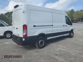2024 Ford Transit Cargo with VIN 1FTBR1C87RKB33457, listed as a Copart auction lot 49390855 with 5,893 mi miles and Salvage Title. Bid and sale history available at DreamBid. Image 3.