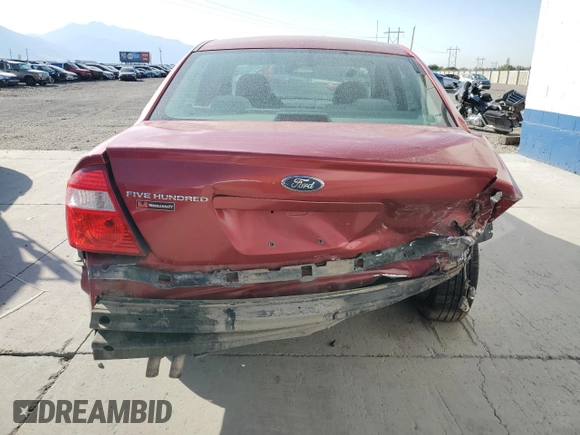 2005 Ford Five Hundred SE with VIN 1FAFP23115G159622, listed as a Copart auction lot 70700344 with 159,788 mi miles and Salvage Title. Bid and sale history available at carsss.com. Image 6.