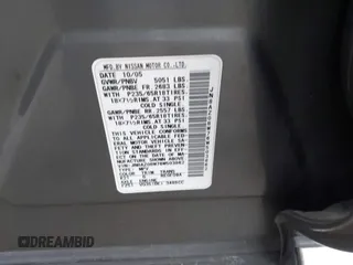 2006 Nissan Murano SL with VIN JN8AZ08W76W503862, listed as a IAAI auction lot 41925817 with Not Provided miles and . Bid and sale history available at carsss.com. Image 9.