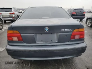 2000 BMW 5 Series 528iA with VIN WBADM6349YGU22646, listed as a Copart auction lot 42733845 with 203,661 mi miles and Salvage Title. Bid and sale history available at carsss.com. Image 6.
