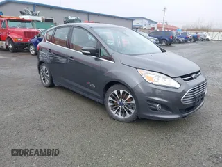 2017 Ford C-Max Energi Titanium with VIN 1FADP5FU2HL105448, listed as a IAAI auction lot 41484207 with 108,921 mi miles. Bid and sale history available at carsss.com. Image 1.