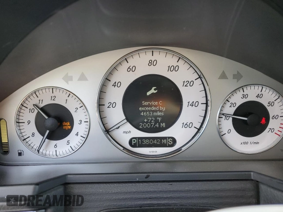 2007 Mercedes-Benz E 350 z VIN WDBUF56X47B128689, wystawiony jako Copart lot #59374825 z przebiegiem 138 042 mil mil oraz Szkoda całkowita • Salvage title. Historia ofert i sprzedaży dostępna na DreamBid. Obrazek 9.