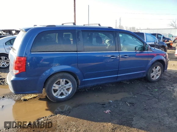 2011 Dodge Grand Caravan Crew with VIN 2D4RN5DG2BR727858, listed as a Copart auction lot 51956105 with 176,678 mi miles and Clean Title. Bid and sale history available at DreamBid. Image 3.
