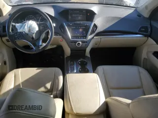 2016 Acura MDX with VIN 5FRYD4H27GB014637, listed as a Copart auction lot 88824295 with 82,713 mi miles and Salvage Title. Bid and sale history available at DreamBid. Image 8.