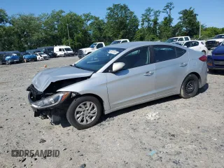 2017 Hyundai Elantra SE with VIN 5NPD74LF2HH192962, listed as a Copart auction lot 59291905 with 58,258 mi miles and Salvage title. Bid and sale history available at DreamBid. Image 1.