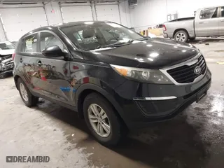 2012 Kia Sportage LX with VIN KNDPB3A21C7188940, listed as a IAAI auction lot 41921135 with 155,719 mi miles. Bid and sale history available at carsss.com. Image 1.