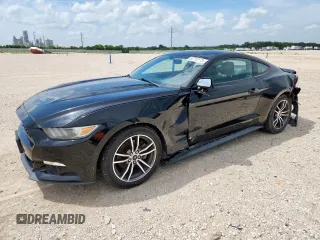 2015 Ford Mustang EcoBoost with VIN 1FA6P8TH7F5393082, listed as a Copart auction lot 62710175 with 96,635 mi miles and Salvage title. Bid and sale history available at DreamBid. Image 1.
