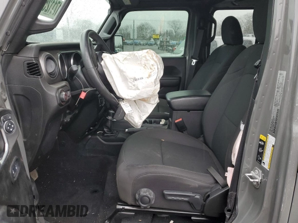 2022 Jeep Wrangler Unlimited Willys Sport with VIN 1C4HJXDM0NW256150, listed as a Copart auction lot 46171125 with 35,846 mi miles and Clean Title. Bid and sale history available at DreamBid. Image 7.