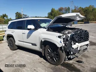2024 Toyota Sequoia SR5 with VIN 7SVAAABAXRX031294, listed as a Copart auction lot 74470174 with 11,141 mi miles and Salvage Title. Bid and sale history available at carsss.com. Image 4.