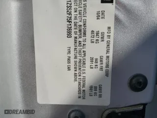 2005 Chevrolet Malibu with VIN 1G1ZS52F75F176993, listed as a Copart auction lot 48808445 with 121,469 mi miles and Clean Title. Bid and sale history available at carsss.com. Image 12.