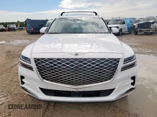 2024 Genesis GV80 z VIN KMUHBDSB6RU169123, wystawiony jako Copart lot #58249745 z przebiegiem 15 mil mil oraz Szkoda całkowita • Salvage title. Historia ofert i sprzedaży dostępna na DreamBid. Obrazek 5.