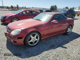 2002 Mercedes-Benz SLK-Class 3.2L with VIN WDBKK65F62F265927, listed as a Copart auction lot 49832295 with 64,490 mi miles and Clean Title. Bid and sale history available at carsss.com. Image 1.