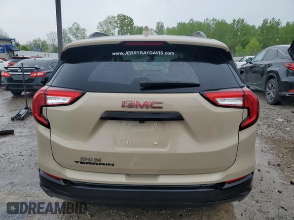 2023 GMC Terrain SLT с VIN 3GKALPEG6PL108599, выставлен на аукционе Copart как лот 54158035 с пробегом 32 028 миль миль и Списание • Salvage title. История ставок и продаж доступна на DreamBid. Изображение 6.