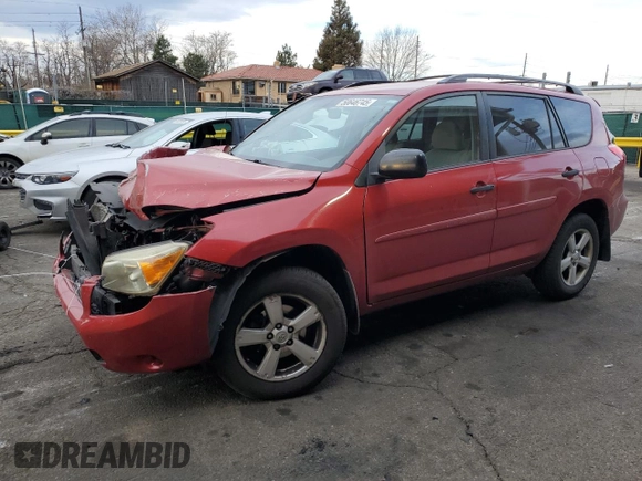 2008 Toyota RAV4 with VIN JTMBK33V985067075, listed as a Copart auction lot 50646745 with 181,836 mi miles and Salvage Title. Bid and sale history available at carsss.com. Image 1.