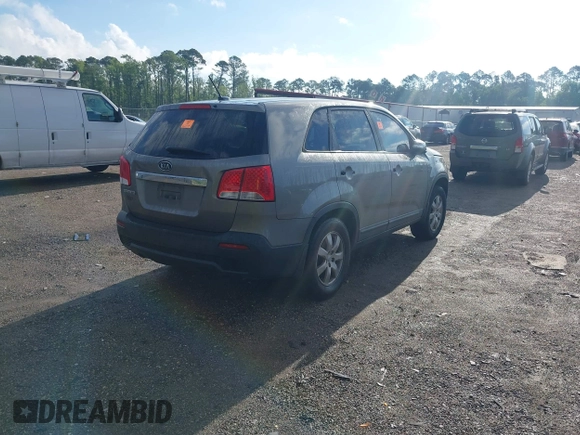 2012 Kia Sorento LX with VIN 5XYKT3A19CG283778, listed as a IAAI auction lot 42259689 with 211,493 mi miles and . Bid and sale history available at DreamBid. Image 4.