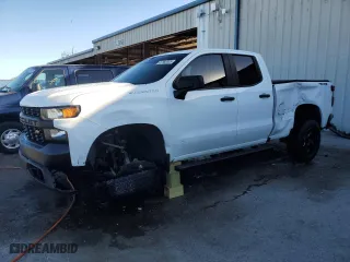 2019 Chevrolet Silverado 1500 Work Truck with VIN 1GCRYAEF4KZ357506, listed as a Copart auction lot 87868305 with 58,998 mi miles and Non Repairable. Bid and sale history available at carsss.com. Image 1.