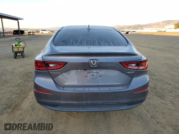 2021 Honda Insight EX with VIN 19XZE4F56ME010984, listed as a Copart auction lot 80287504 with 59,166 mi miles and Salvage Title. Bid and sale history available at carsss.com. Image 6.