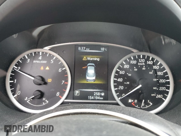 2017 Nissan Sentra SV with VIN 3N1AB7AP9HY374047, listed as a Copart auction lot 61791785 with 154,194 mi miles and Salvage title. Bid and sale history available at DreamBid. Image 9.