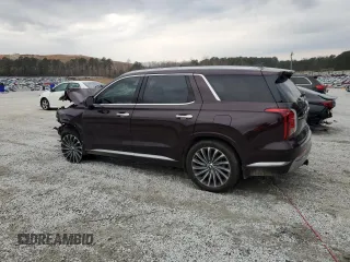 2024 Hyundai Palisade Calligraphy z VIN KM8R7DGE7RU654586, wystawiony jako Copart lot #43860665 z przebiegiem 12 812 mil mil oraz Szkoda całkowita • Salvage title. Historia ofert i sprzedaży dostępna na DreamBid. Obrazek 2.