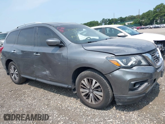 2017 Nissan Pathfinder Platinum with VIN 5N1DR2MM9HC903057, listed as a IAAI auction lot 40063517 with 8,847 mi miles and . Bid and sale history available at DreamBid. Image 1.