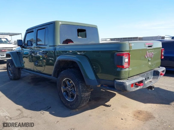 2022 Jeep Gladiator Rubicon with VIN 1C6JJTBG1NL163699, listed as a IAAI auction lot 41014300 with 1 mi miles. Bid and sale history available at carsss.com. Image 3.