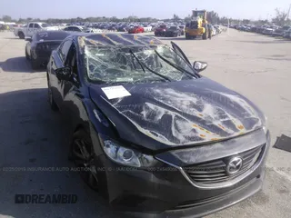 2016 Mazda Mazda6 i Touring with VIN JM1GJ1V51G1469446, listed as a IAAI auction lot 24549066 with 40,606 mi miles. Bid and sale history available at carsss.com. Image 6.