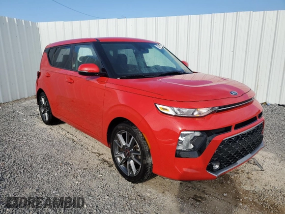 2021 Kia Soul GT-Line with VIN KNDJ63AU0M7126989, listed as a Copart auction lot 54535185 with 64,680 mi miles and Clean Title. Bid and sale history available at DreamBid. Image 4.