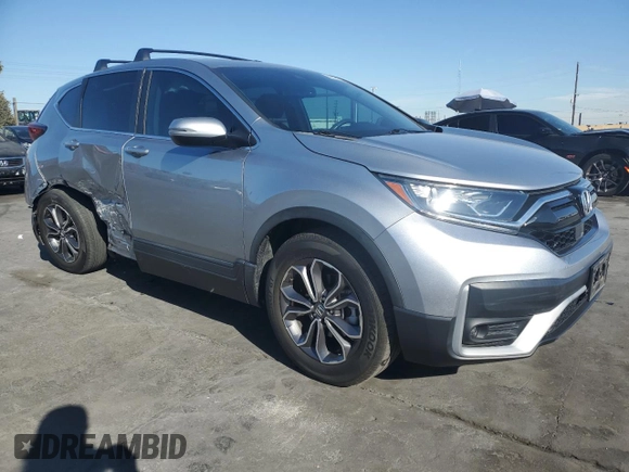 2020 Honda CR-V EX-L with VIN 7FARW1H81LE000105, listed as a Copart auction lot 89028285 with 16,713 mi miles and Salvage Title. Bid and sale history available at carsss.com. Image 4.