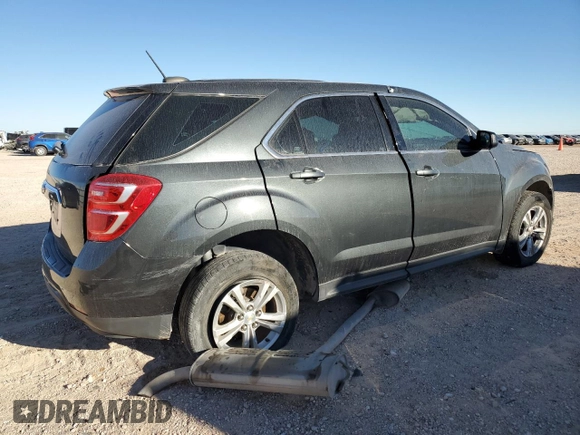 2017 Chevrolet Equinox LS with VIN 2GNALBEK8H1526479, listed as a Copart auction lot 86591874 with 139,847 mi miles and Salvage Title. Bid and sale history available at carsss.com. Image 3.